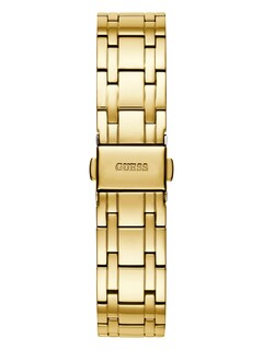 Foto 2 | Reloj Guess Black + Gold Crystal Silicone para Mujer - Venta Internacional