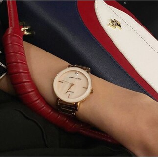 Foto 2 | Reloj Anne Klein con Esfera de Diamante Auténtico para Mujer - Venta Internacional
