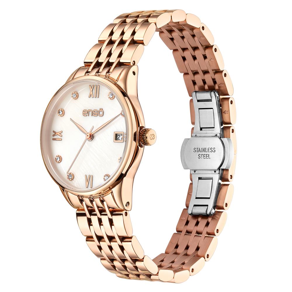 Foto 3 pulgar | Reloj de Pulsera Enso Ew1053l2 Oro Rosa para Mujer