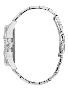 Foto 3 | Reloj Guess De Acero Inoxidable Con Cristal, Fecha Y Fecha, 24 Horas, Dorado - Venta Internacional.