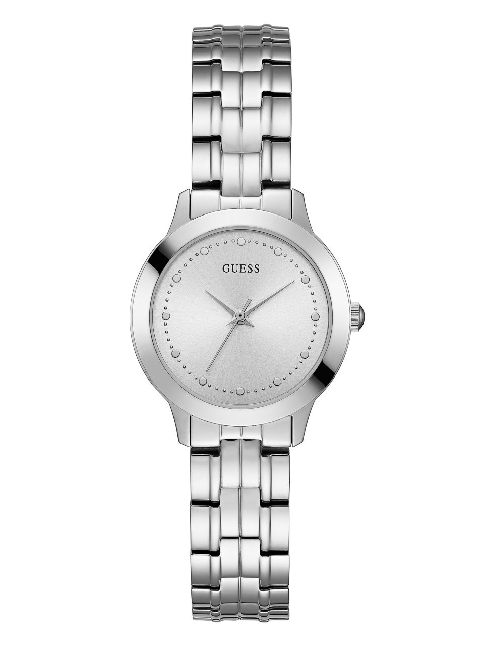 Foto 2 pulgar | Reloj Guess Classic Slim Plateado - Venta Internacional
