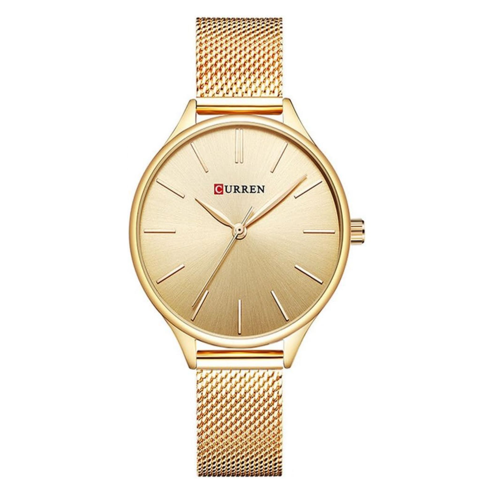 Foto 2 pulgar | Reloj Curren KREB7318 Dorado para Mujer