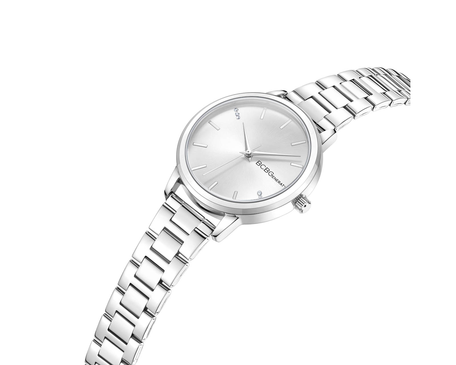 Foto 2 | Reloj Bcbg Mujer Extensible De Acero Color Plateado Bbwlg0036301