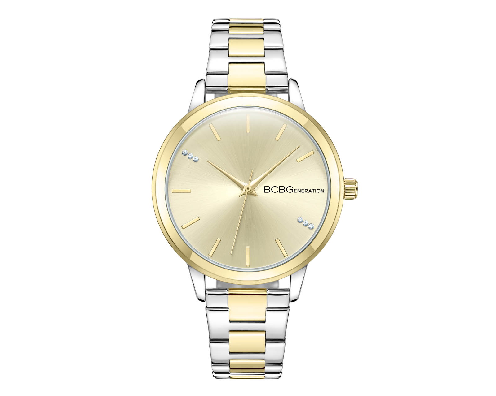 Reloj Bcbg Mujer Extensible De Acero Color Bitono Bbwlg0036305