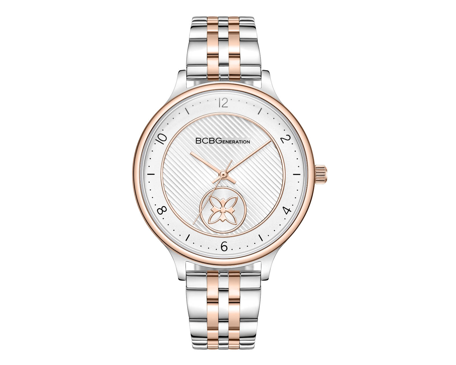 Reloj Bcbg Mujer Extensible De Acero Color Bitono Bbwlg0036406