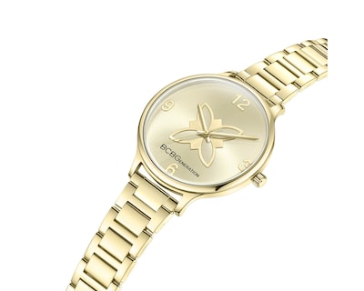 Foto 2 | Reloj BCBG Extensible de Acero color Dorado para Mujer