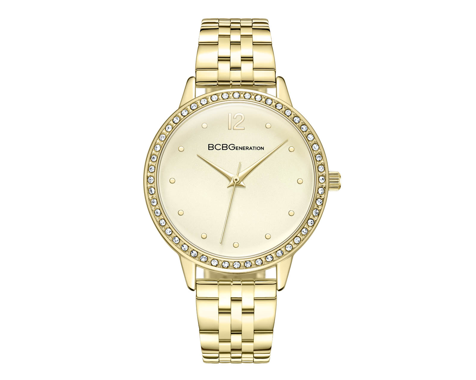 Foto 2 pulgar | Reloj BCBG Extensible de Acero color Dorado para Mujer