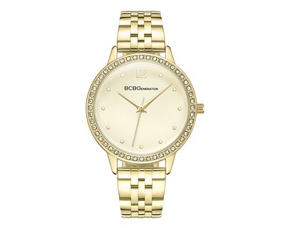 Foto 1 | Reloj BCBG Extensible de Acero color Dorado para Mujer