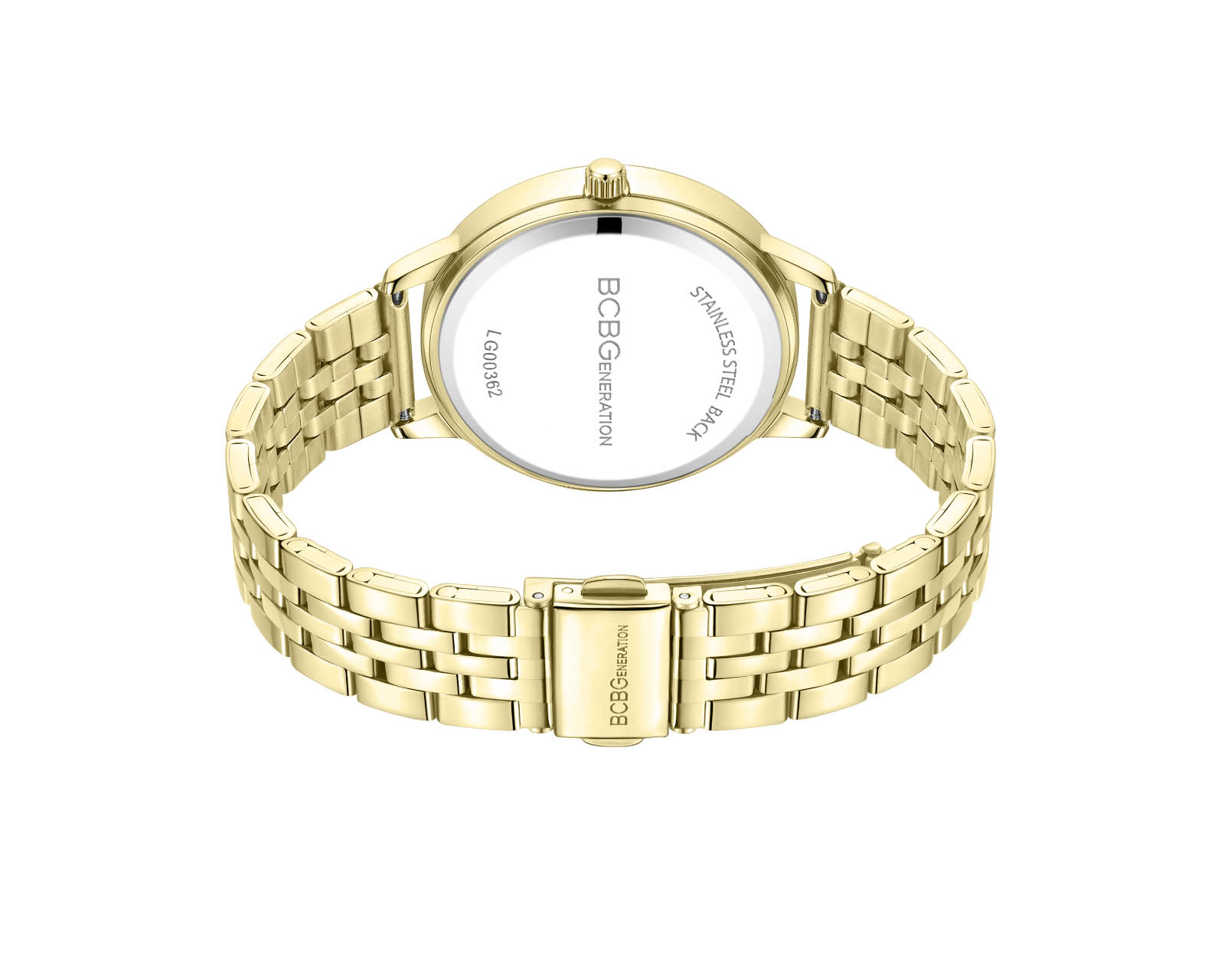 Foto 4 pulgar | Reloj BCBG Extensible de Acero color Dorado para Mujer