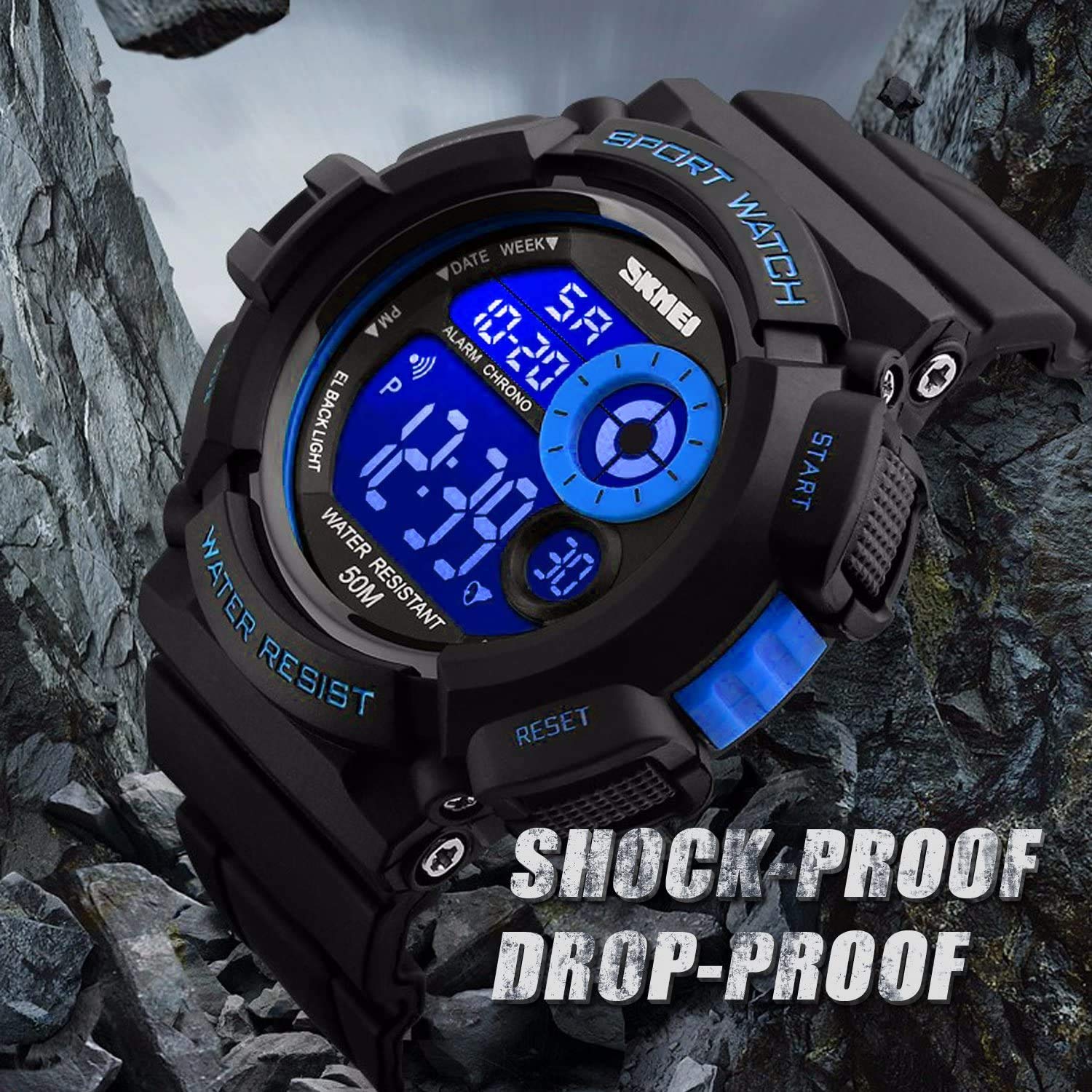 Foto 7 pulgar | Reloj Skmei Sport Running Digital 50 M Impermeable Para Hombre - Venta Internacional.