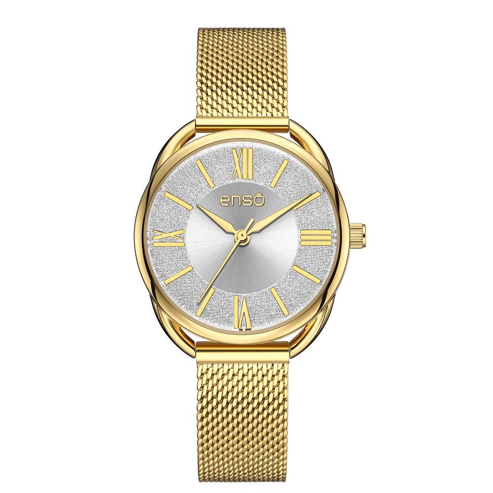 Foto 2 pulgar | Reloj De Pulsera Enso Para Mujer Ew9267l4 Color Dorado