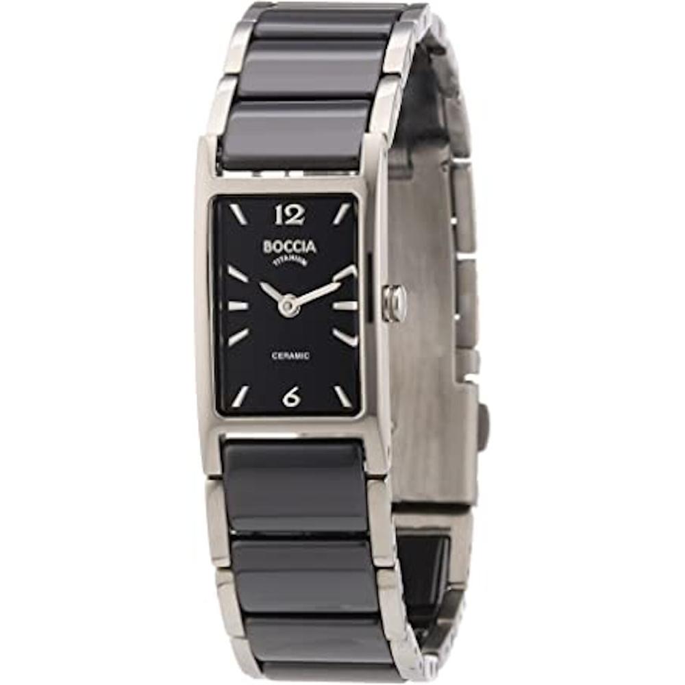 Reloj Boccia Titanium Ladies Classic- Negro