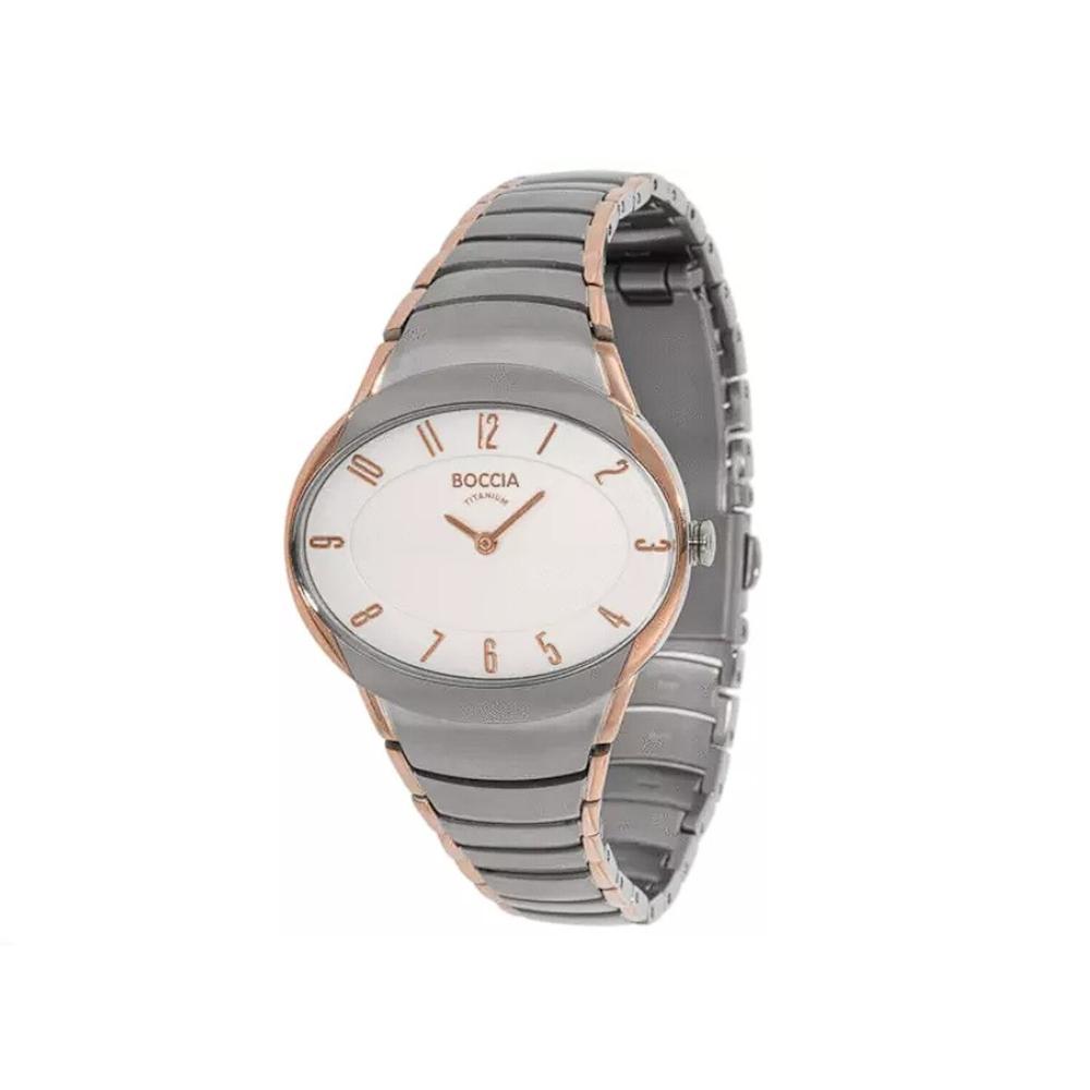 Foto 4 pulgar | Reloj Boccia Titanium Gris para Mujer