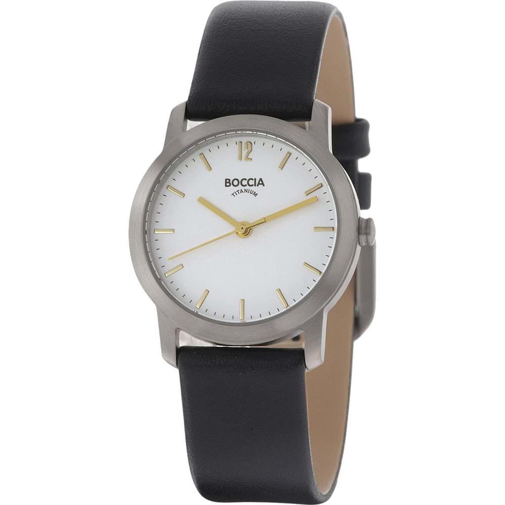 Reloj Boccia Titanium Negro para Mujer