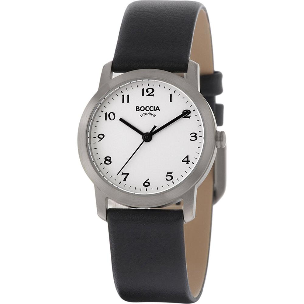 Reloj Boccia Titanium Negro para Mujer