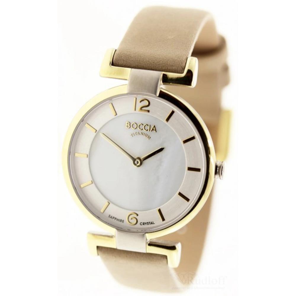 Foto 2 | Reloj Boccia Titanium Beige para Mujer