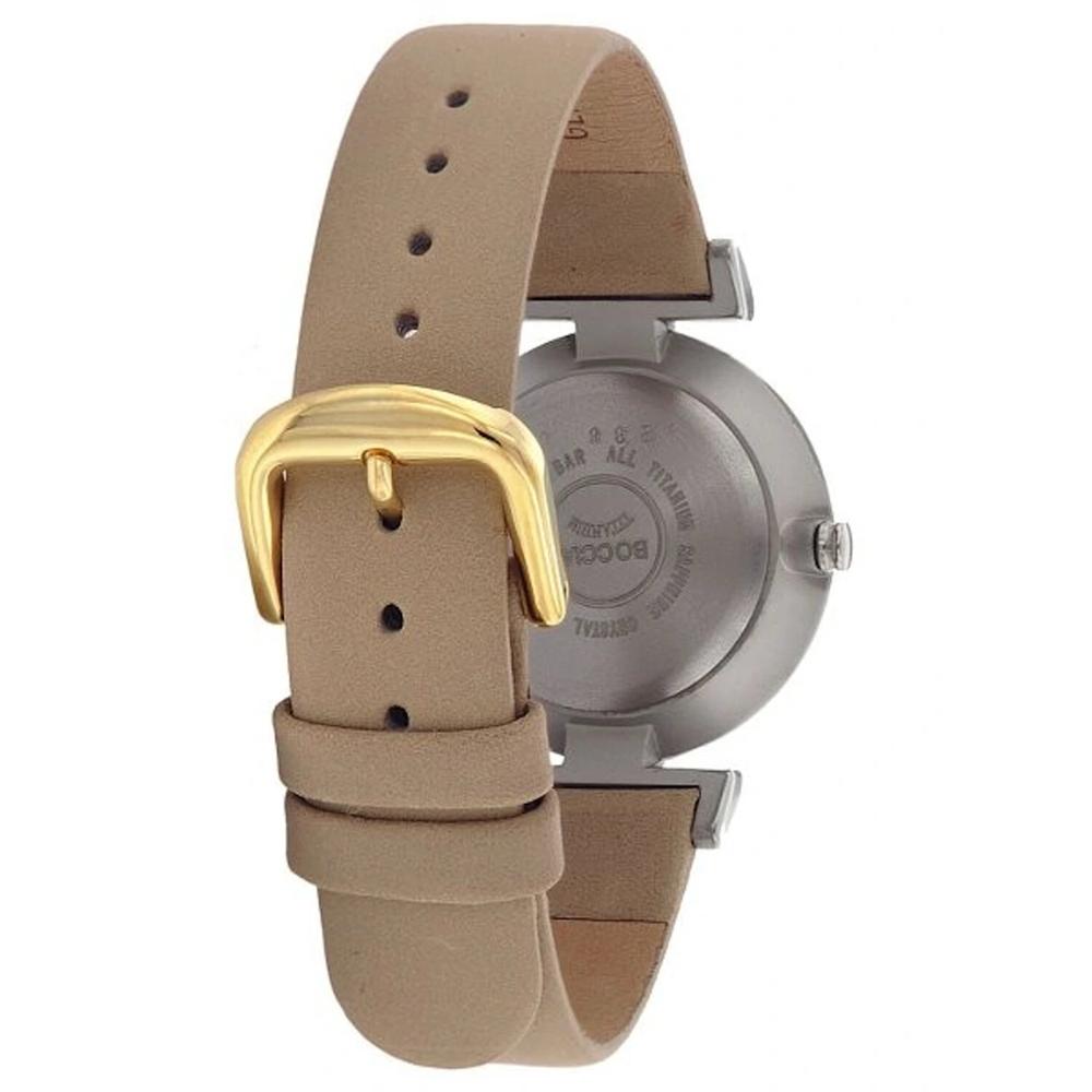 Foto 4 pulgar | Reloj Boccia Titanium Beige para Mujer