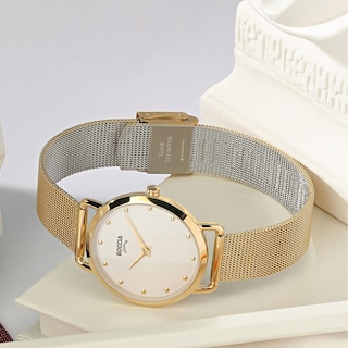 Foto 2 | Reloj Boccia Titanium 3314-06 Ladies Classic Dorado