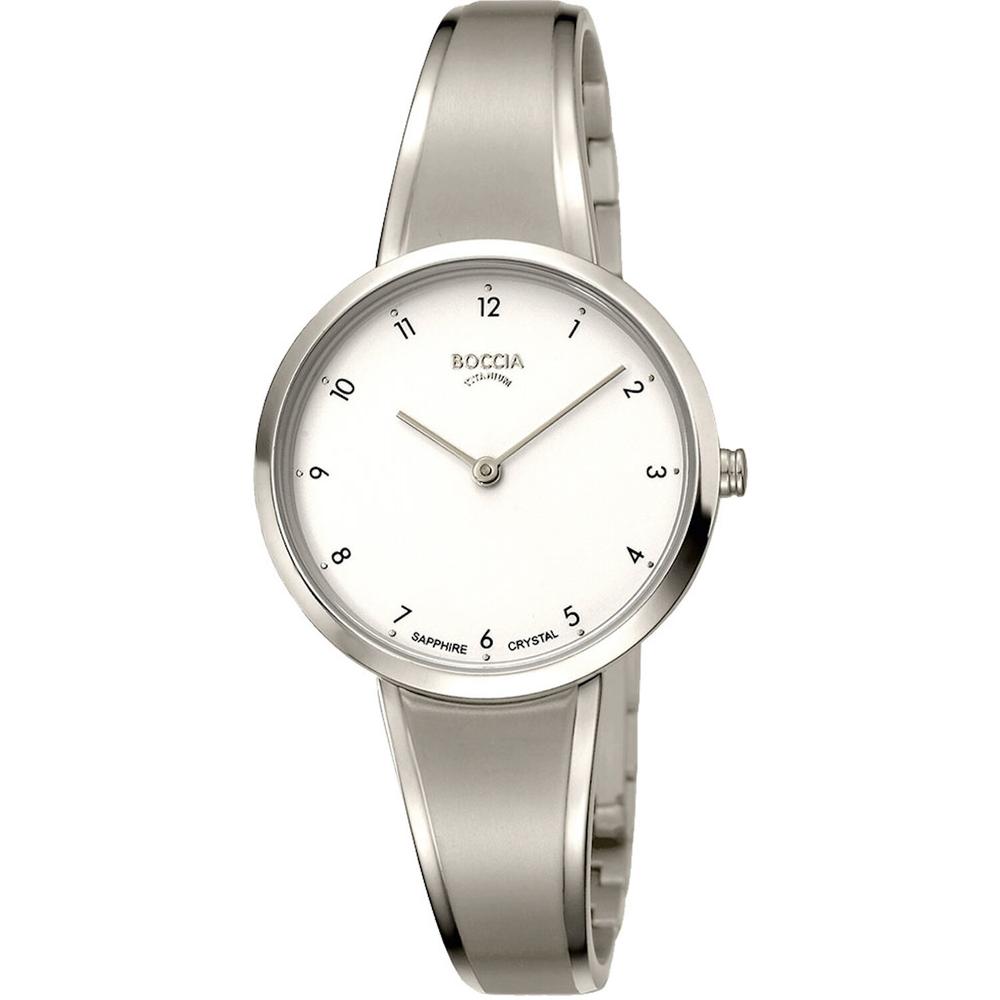 Reloj Boccia Titanium Plateado para Mujer