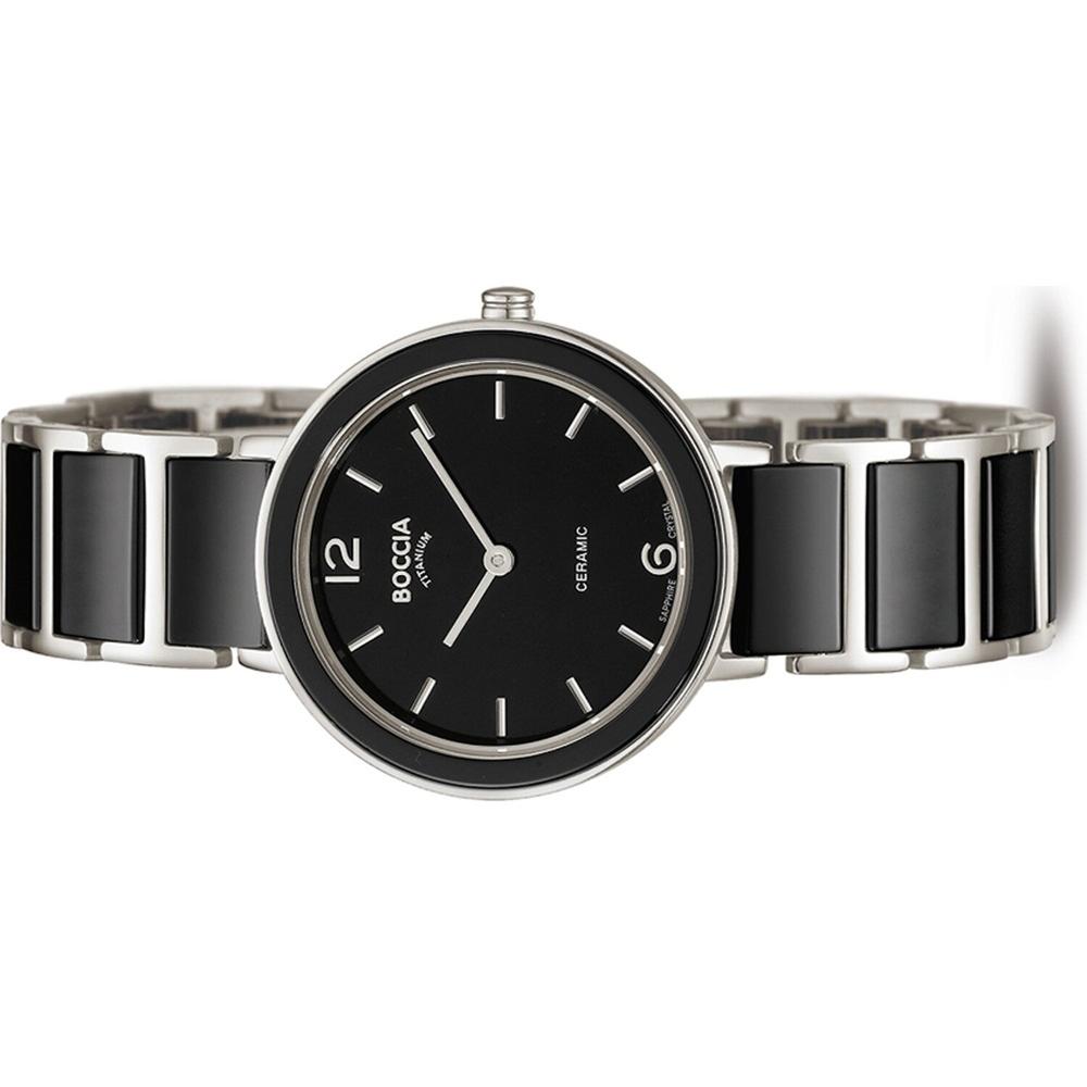 Foto 3 pulgar | Reloj Boccia Titanium 3333-02 Ladies Classic Negro