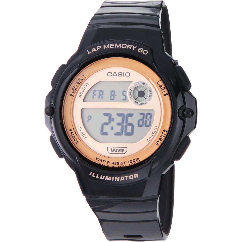 Foto 2 pulgar | Reloj Casio Illuminator Lap Memory Negro para Hombre