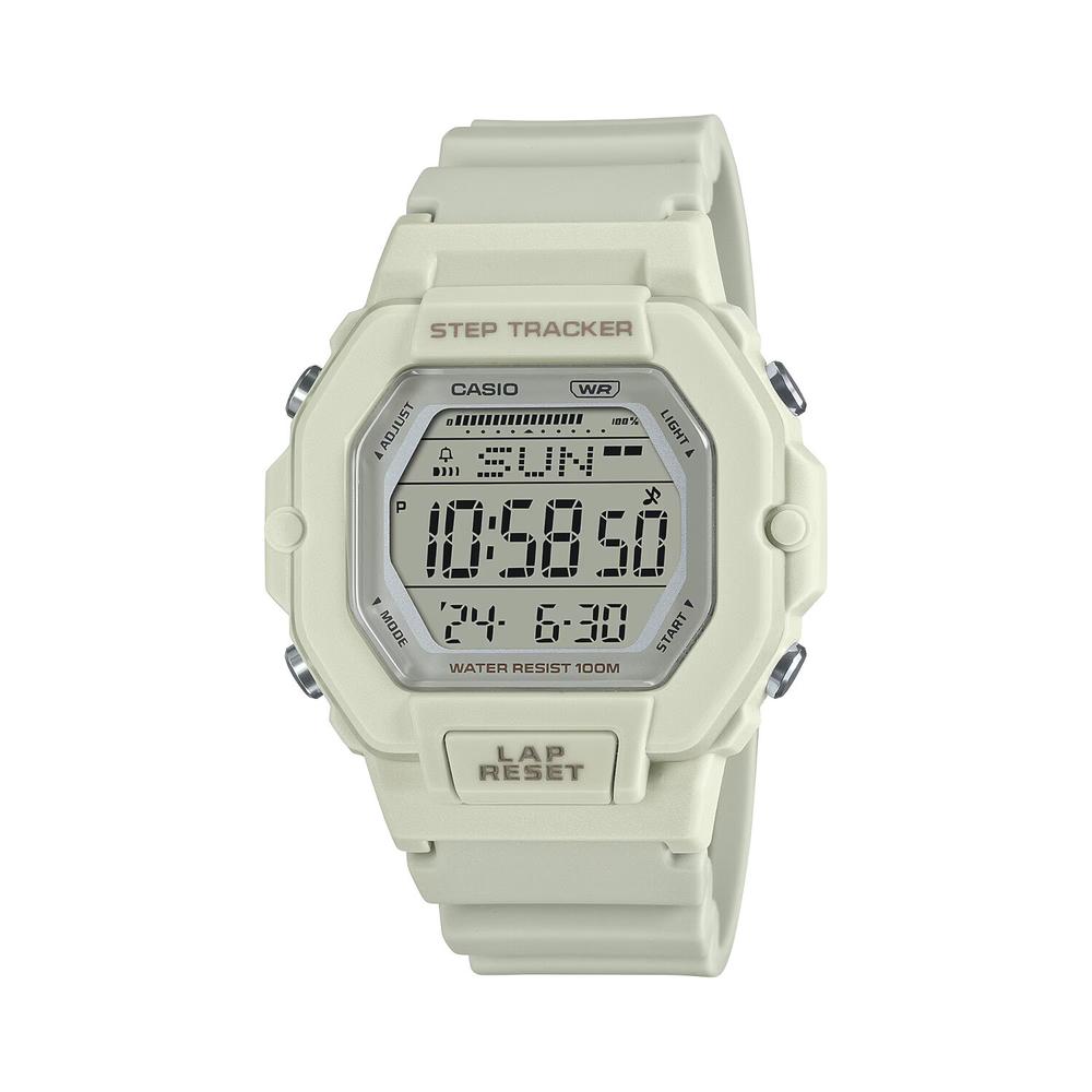 Foto 2 pulgar | Reloj Casio Lws-2200h-8avcf Step Tracker Blanco