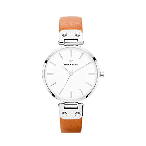 Reloj Mockberg Wera Mo1006 Para Mujer, Esfera Blanca, Caja De 34 Mm - Venta Internacional.