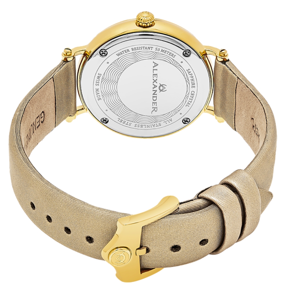 Foto 5 | Reloj Suizo Alexander Para Dama Modelo A201-02 De 34mm