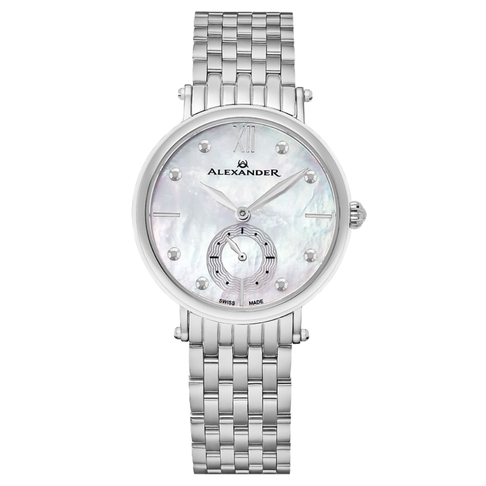 Foto 1 | Reloj Suizo Alexander Para Dama A201b-01 Con Caja De 34mm