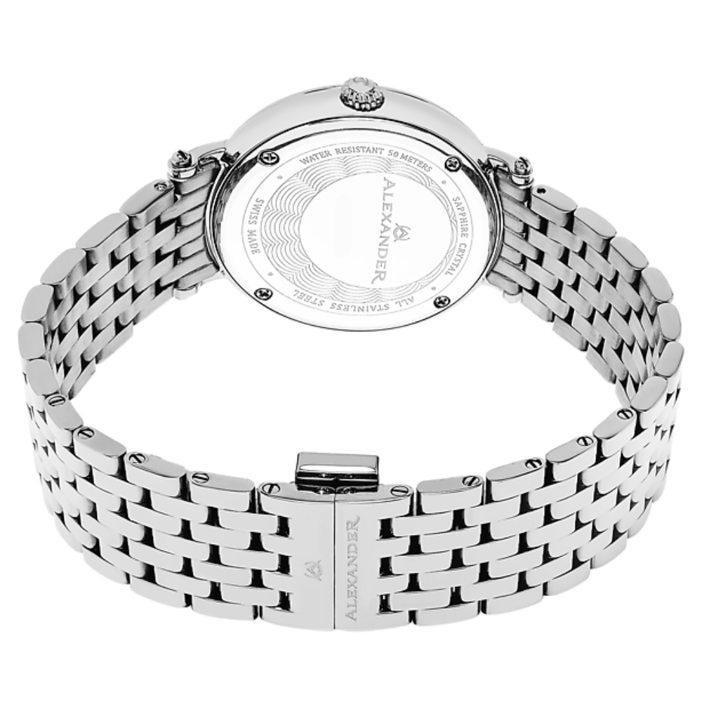 Foto 5 | Reloj Suizo Alexander Para Dama A201b-01 Con Caja De 34mm