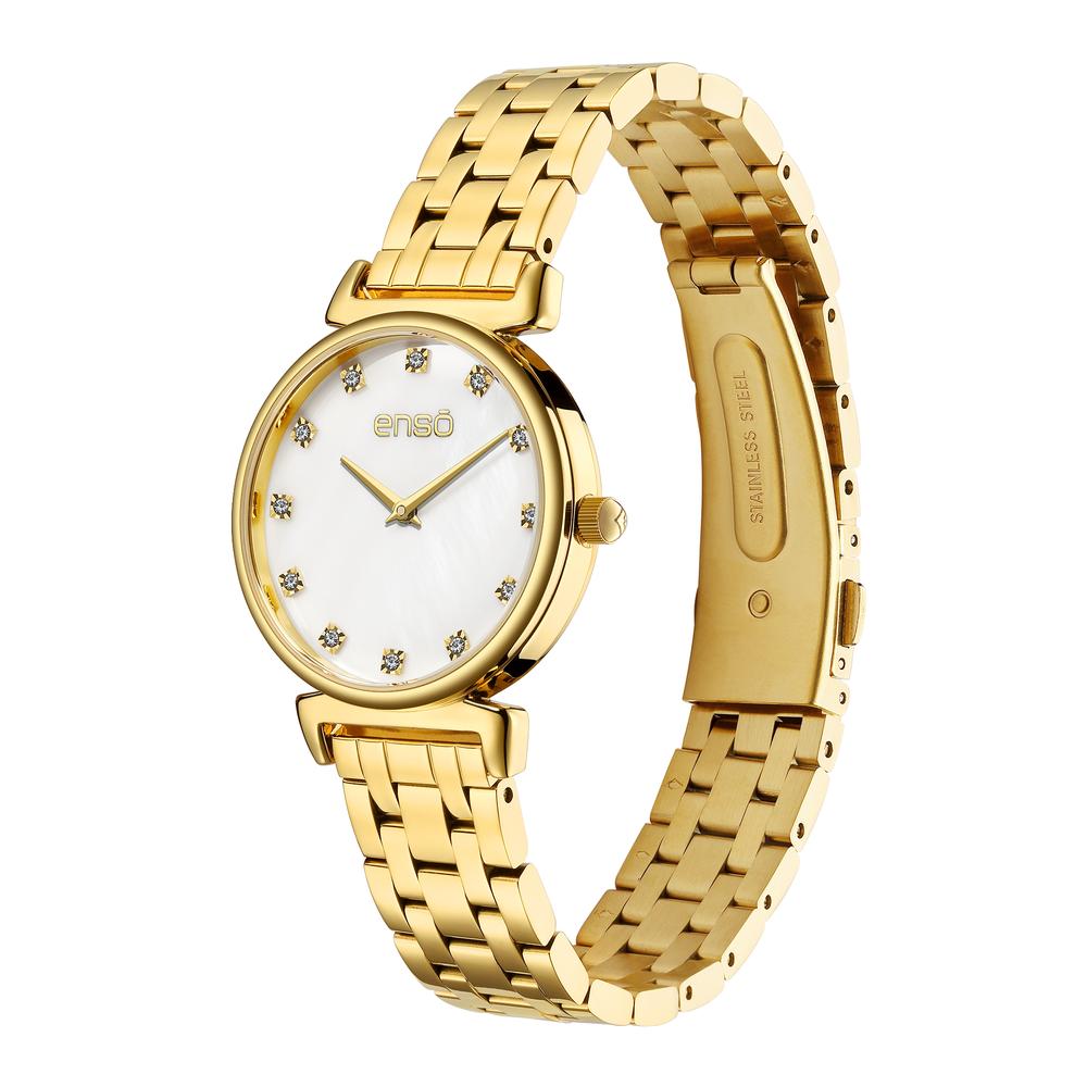 Foto 2 | Reloj De Pulsera Enso Para Mujer Ew1076l2 Oro Rosa