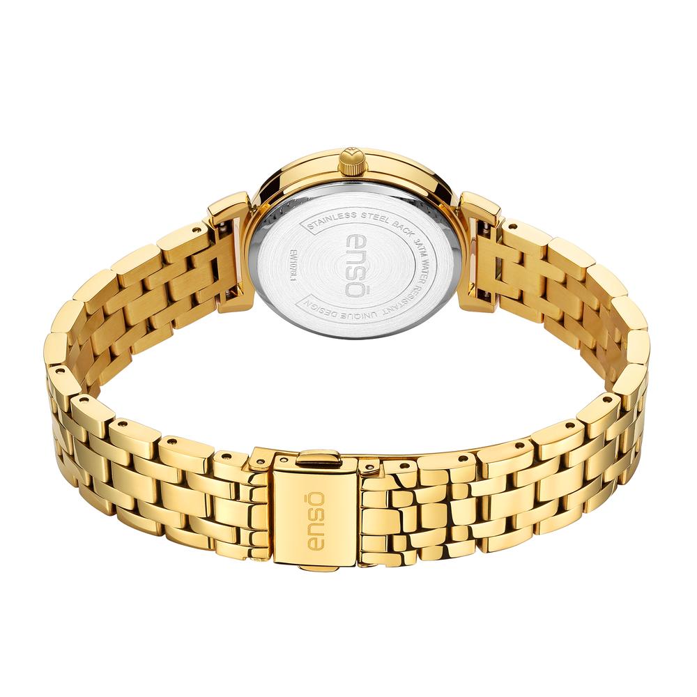 Foto 3 | Reloj De Pulsera Enso Para Mujer Ew1076l2 Oro Rosa