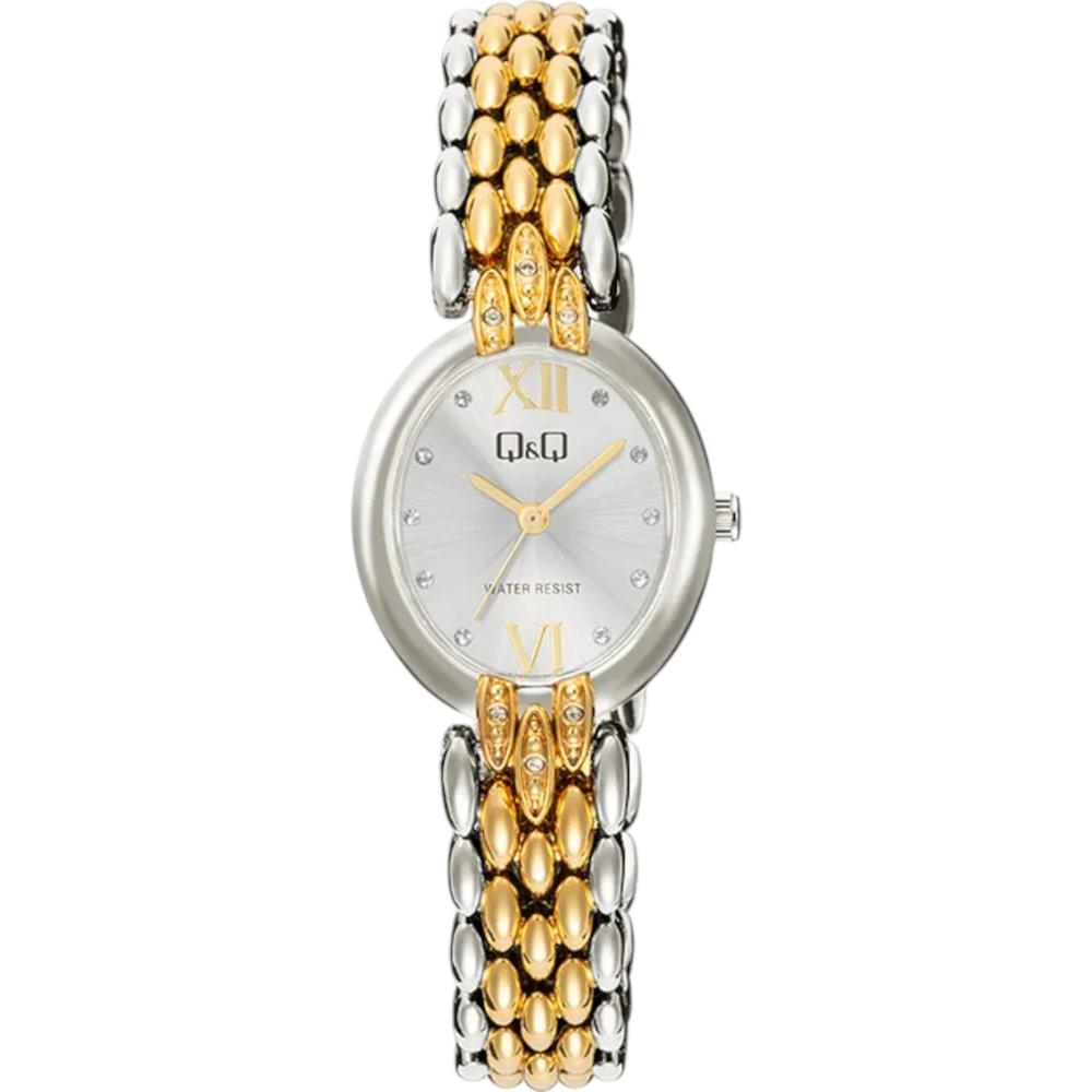 Reloj Q&q F16a-006py Ladies-acero