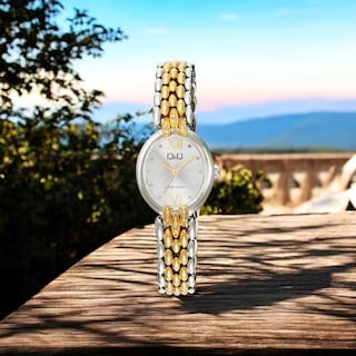 Foto 2 | Reloj Q&q F16a-006py Ladies-acero