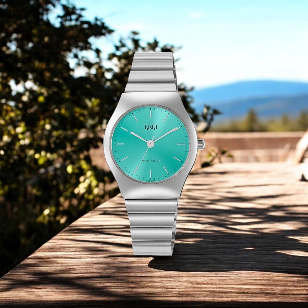 Foto 3 pulgar | Reloj Q&q Q72b-004py Ladies-acero