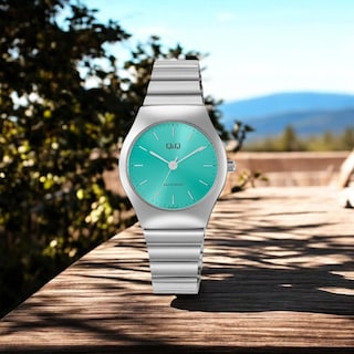 Foto 2 | Reloj Q&q Q72b-004py Ladies-acero
