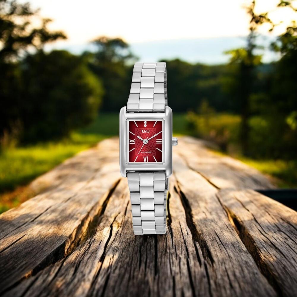 Foto 3 pulgar | Reloj Q&q C69a-002py Ladies-acero