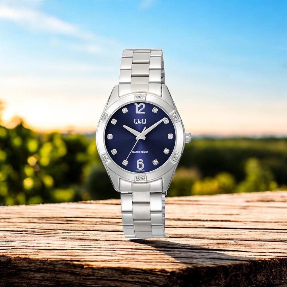 Foto 2 | Reloj Q&q Q83b-005py Ladies-acero