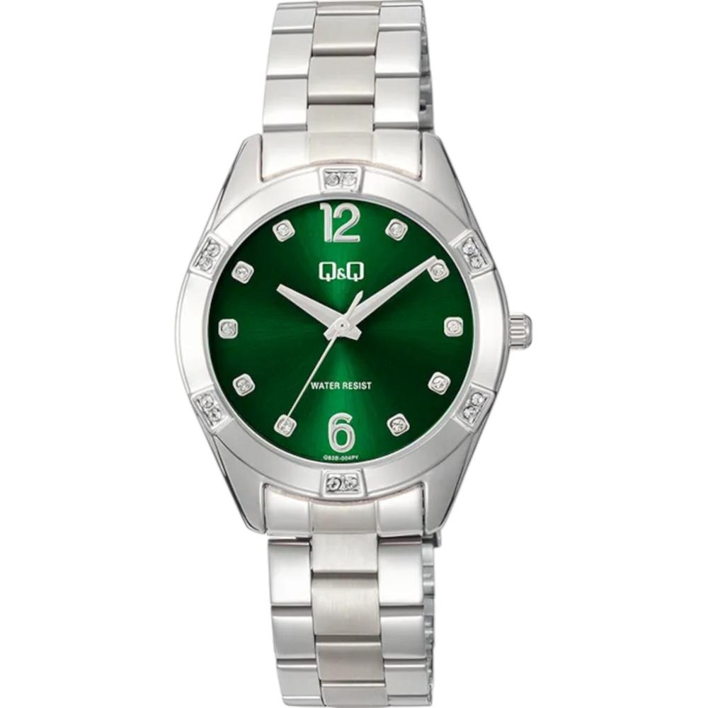 Reloj Q&q Q83b-004py Ladies-acero