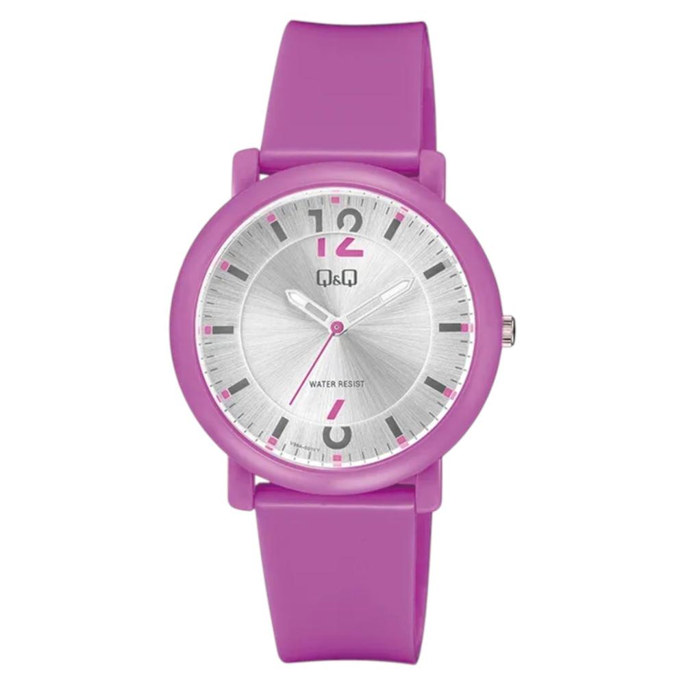 Reloj Q&q V36a-001vy Ladies-morado