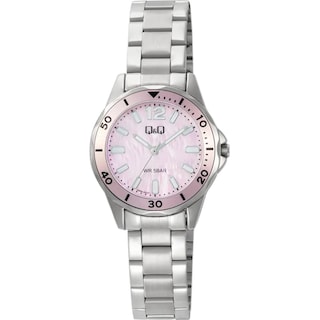 Foto 1 | Reloj Q&q Q88b-002py Ladies-acero
