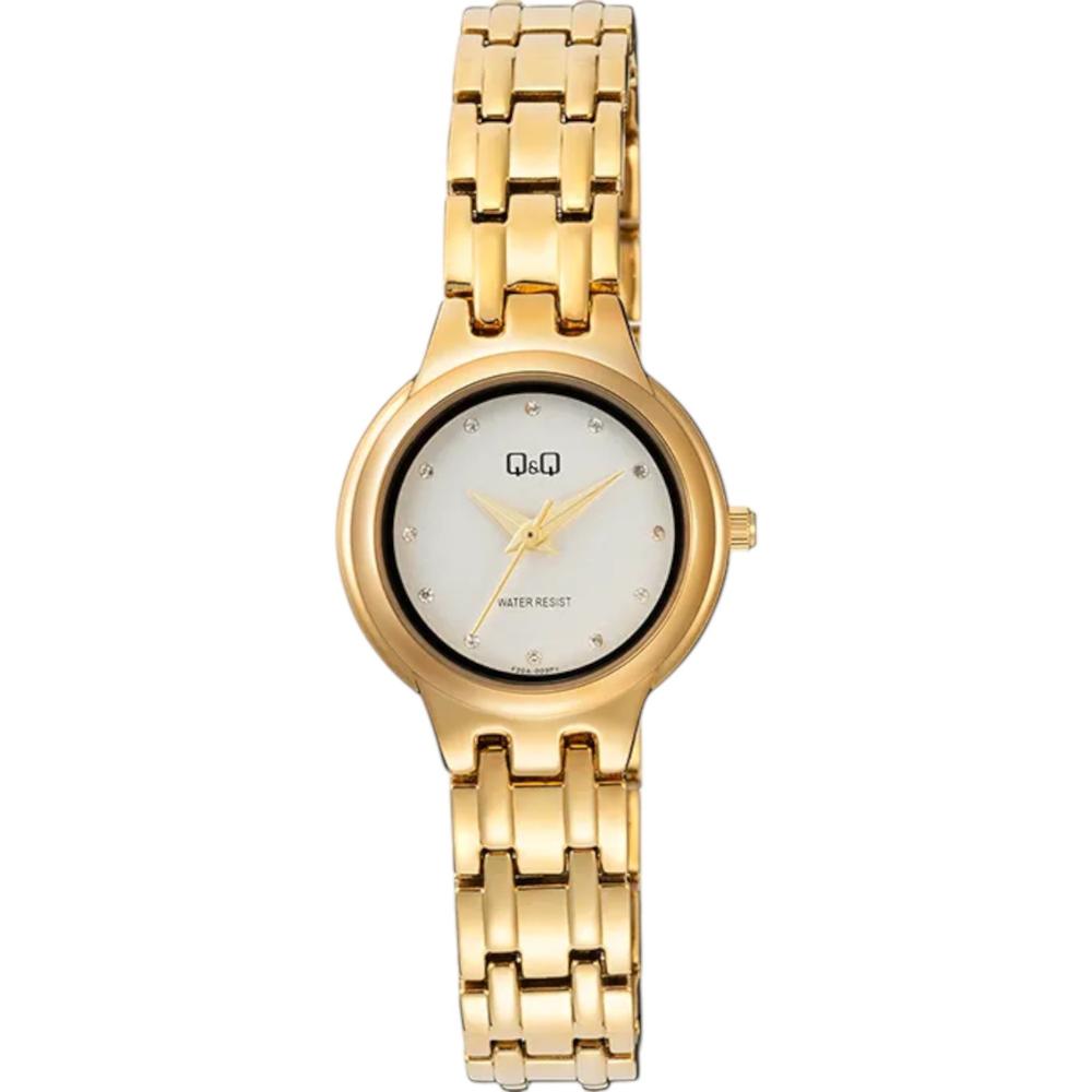 Foto 2 pulgar | Reloj Q&Q F20A-003PY Dorado para Mujer