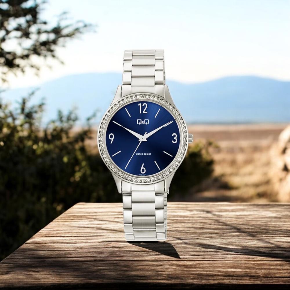 Foto 2 | Reloj Q&q Q75b-003py Ladies Plata