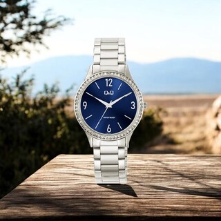 Foto 2 | Reloj Q&q Q75b-003py Ladies Plata