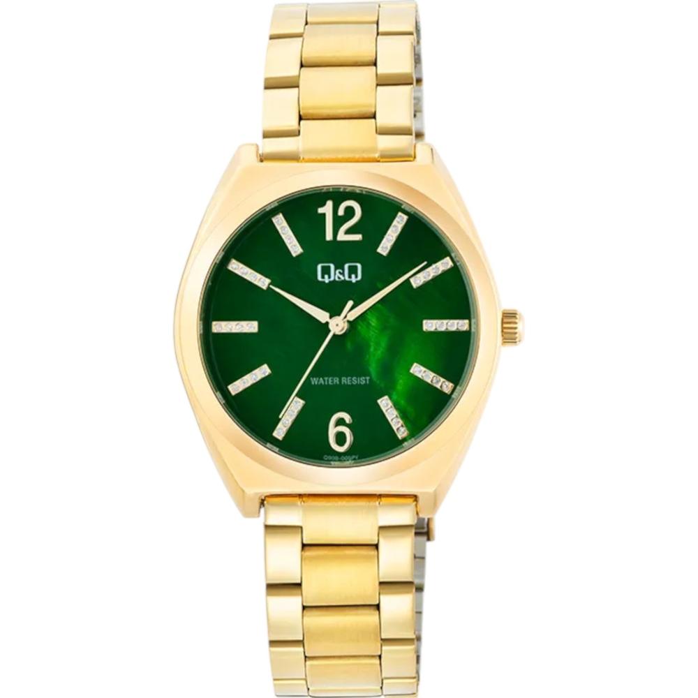 Reloj Q&q Q90b-005py Ladies Dorado