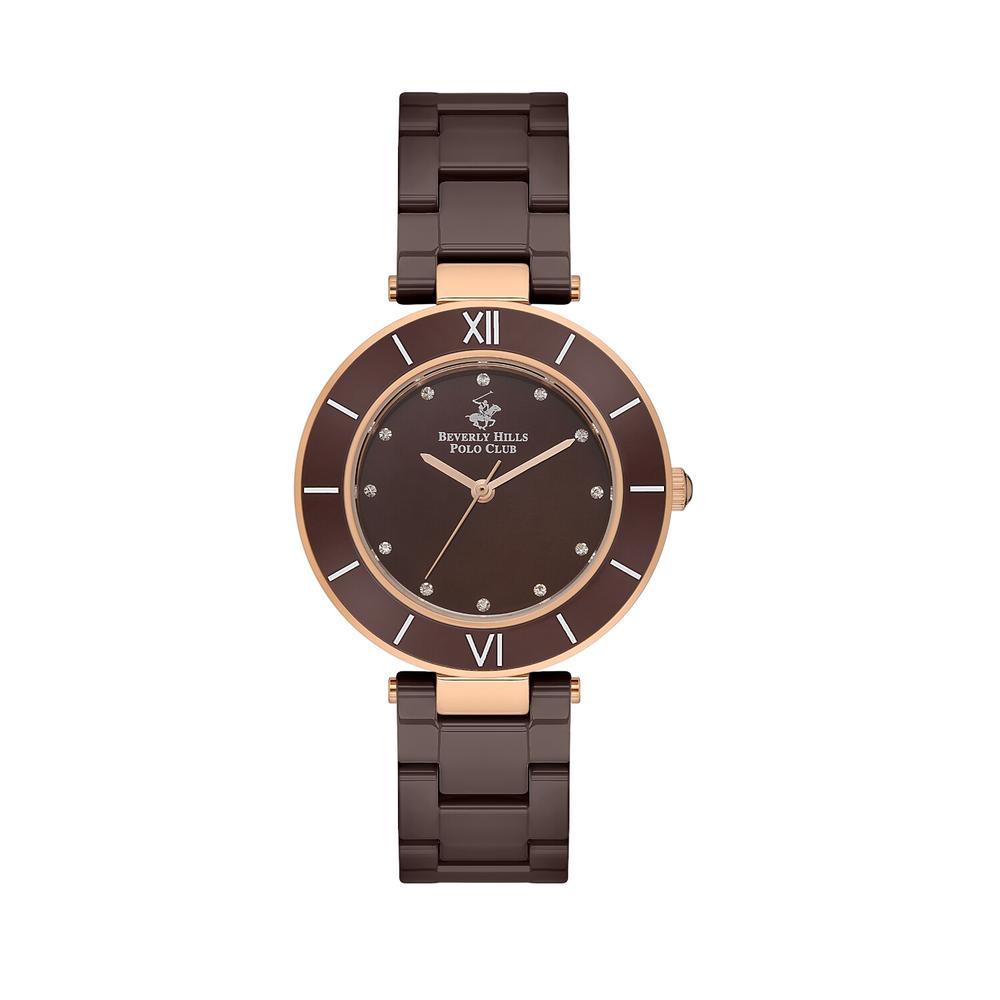 Reloj Beverly Hills Polo Club BP3586X.440 Ceramic Café para Mujer