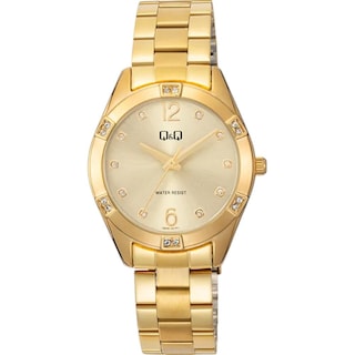 Foto 1 | Reloj Q&Q Q83B-007PY Dorado para Mujer