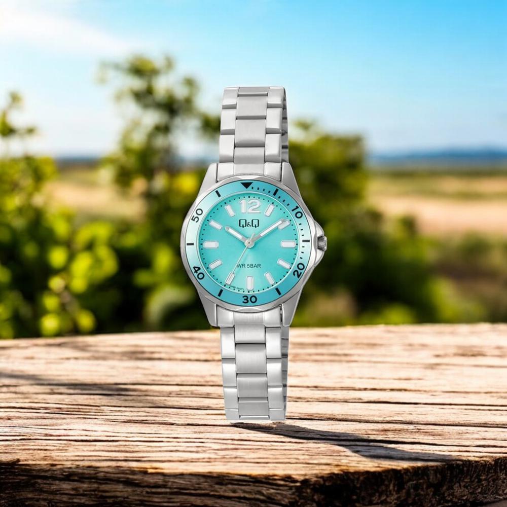Foto 3 pulgar | Reloj Q&Q Q88B-003PY Acero para Mujer