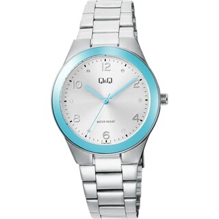 Foto 1 | Reloj Q&Q Q78B-005PY Gris para Mujer