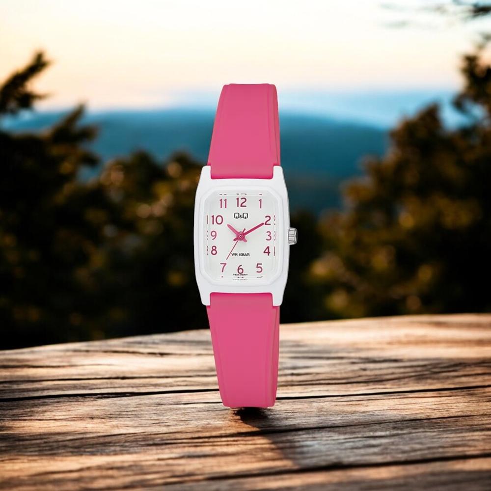 Foto 3 pulgar | Reloj Q&q V33a-003vy Ladies-rosa